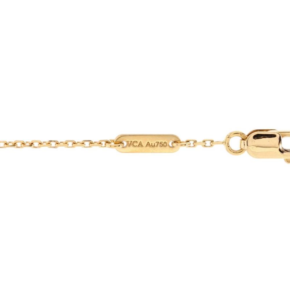 Van Cleef & Arpels Sweet Alhambra Bracelet 18K Yellow Gold and Mother of Pearl - - Picture 4 of 4